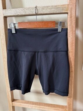 lululemon athletica Black High-Rise Bike Shorts